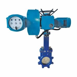 Motorized Knife Edge Gate Valve